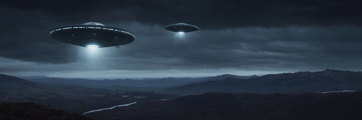 Fototapeta na wymiar World UFO Day. Ufologist's Day. Unidentified flying object. UFOs on earth