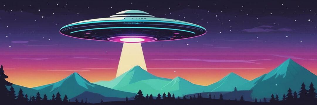 World UFO Day. Ufologist's Day. Unidentified flying object. UFOs on earth