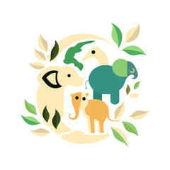 animal icon, fauna icon, zoo icon, zoo logo