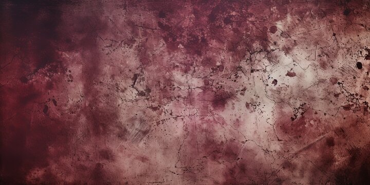 Maroon dust and scratches design. Aged photo editor layer grunge abstract background