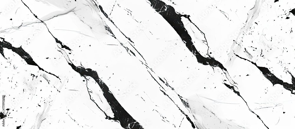 Poster a monochrome photo showcases a captivating marble texture with intricate patterns resembling a slope