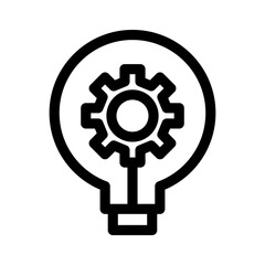 ideas icon or logo isolated sign symbol vector illustration - high quality black style vector icons