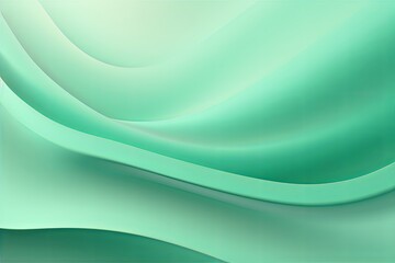 Mint Green fuzz abstract background, in the style of abstraction creation, stimwave, precisionist lines with copy space wave wavy curve fluid design 