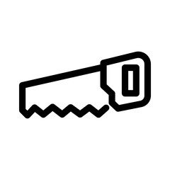 handsaw icon or logo isolated sign symbol vector illustration - high quality black style vector icons