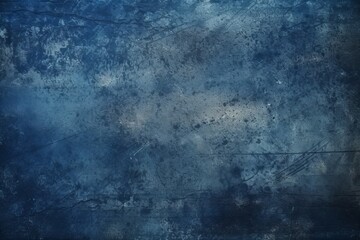 Navy Blue dust and scratches design. Aged photo editor layer grunge abstract background