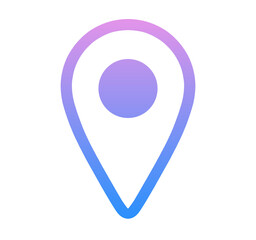 青紫色のグラデーション｜マップマーク