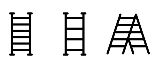ladder icon or logo isolated sign symbol vector illustration - high quality black style vector icons © mochammad