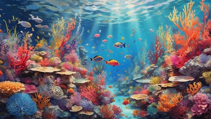 coral reef and fishes © Shahzaib