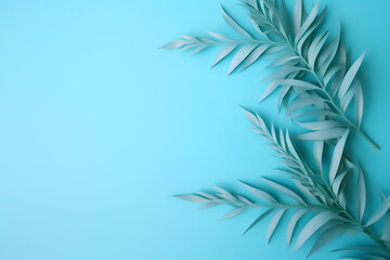 blue feathers background made by midjourney