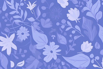 seamless floral pattern made by midjourney