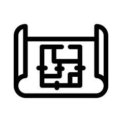 Fototapeta premium project icon or logo isolated sign symbol vector illustration - high quality black style vector icons