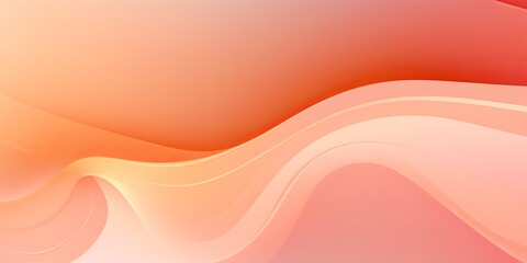 Peach fuzz abstract background, in the style of abstraction creation, stimwave, precisionist lines with copy space wave wavy curve fluid design
