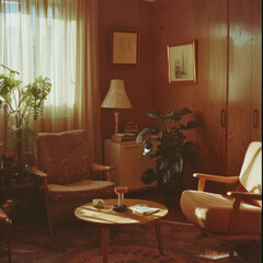 Home interior in the 60s
