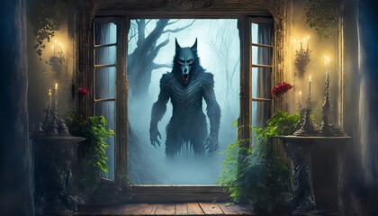 werewolf - obrazy, fototapety, plakaty