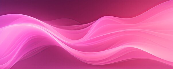 Pink fuzz abstract background, in the style of abstraction creation, stimwave, precisionist lines with copy space wave wavy curve fluid design