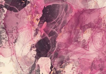 Grunge art abstract dark magenta background. Abstract marble art background. Magenta gradient swirls. Abstract dark magenta backdrop. Retro 90s style