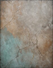 Vintage and rustic, this textured wall reveals patterns of decay and a subtle turquoise tint, creating an ideal backdrop or texture for various design projects.