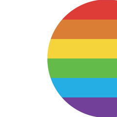 Pride month card. vector illustration