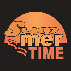 Summer t shirt design vector