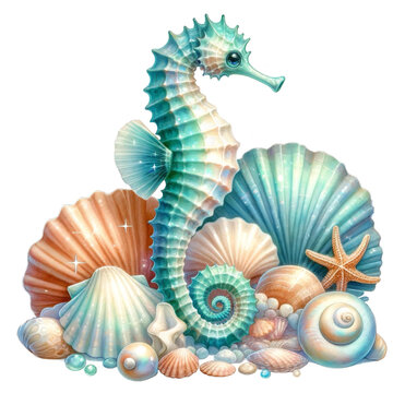 Seashell clip art preview