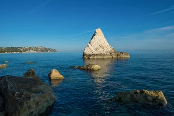 Foto auf Acrylglas Ancona Conero Regional Park the coastline and the beaches of the Conero Mount © FV Photography