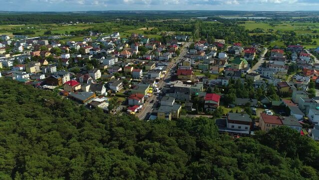 Beautiful Landscape Karwia Piekny Krajobraz Aerial View Poland