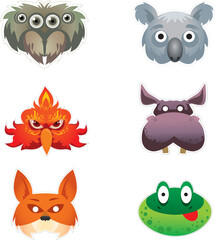 mask animals vector