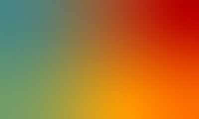 Abstract Gradient Vector Background. Red, Teal And Orange Mixed Gradient Colorful Banner 