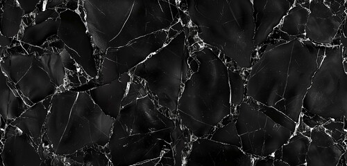 A seamless pattern of black marble with a leathered finish, the texture inviting touch with its tactile surface 32k, full ultra HD, high resolution - obrazy, fototapety, plakaty