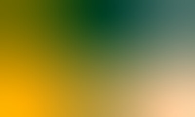 Abstract Gradient Vector Background. Green, Orange And Peach Mixed Gradient Colorful Banner 