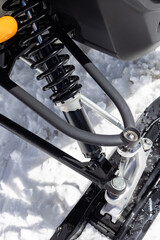 snowmobile suspension. shock absorber, spring, joint. - 778949633