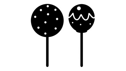 festive cake pops decorated with icing and sprink