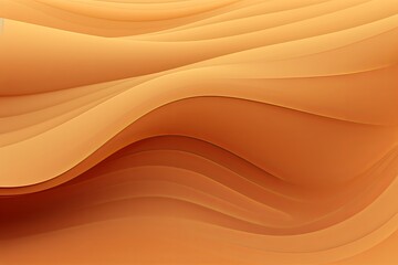 Fototapeta na wymiar Tan fuzz abstract background, in the style of abstraction creation, stimwave, precisionist lines with copy space wave wavy curve fluid design 