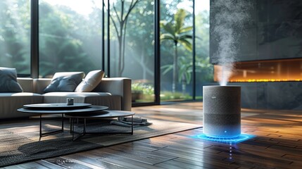 Technology of air purifier for the health at smart home.