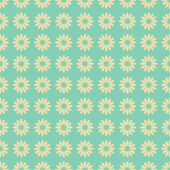 Seamless decorative pattern with flowers wallpaper festive  birthday background art decor design for textile, paper