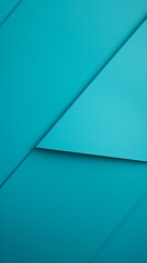 Turquoise abstract color paper geometry composition background with blank copy space for design geometric pattern 