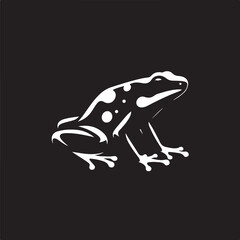 VECTORIZED POISONO FROG SILHOUETTE FOR DIGITAL CONTENT CREATION, VECTORIZED AMAZON POISONO FROG IMAGES FOR PRINTS, DIGITAL STIKERS, SOCIAL NETWORKS AND ANIMATED LOGOS