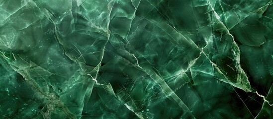 A detailed shot showcasing a vibrant green marble against a sleek black backdrop, highlighting its texture and color.
