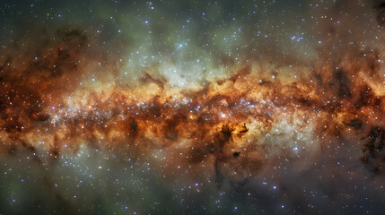 Exploring the Cosmic Infinity: Dramatic Capture of the Milky Way Galaxy - obrazy, fototapety, plakaty