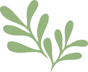 Simple leaf variation logo vector illustration