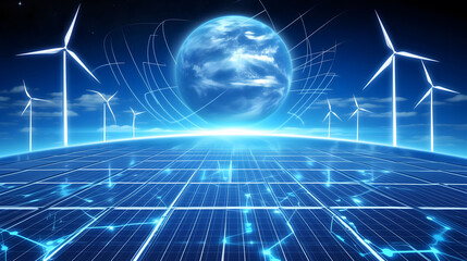 Obraz premium Sustainable energy concept