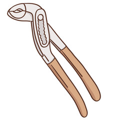 slip joint pliers  illustration