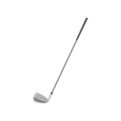 golf club flat design vector illustration. Golf sport vector graphic design template illustration. golf stick vector, Sport object or equipment