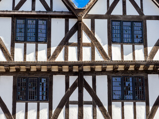 Detail Half-timbered house