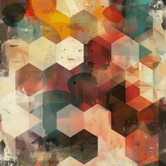 Geometric Shapes Digital Background