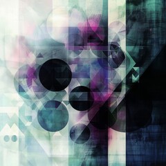 Geometric Shapes Digital Background