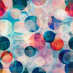 Geometric Shapes Digital Background