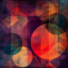 Geometric Shapes Digital Background