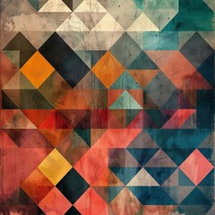 Geometric Shapes Digital Background