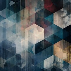 Geometric Shapes Digital Background